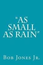 As Small as Rain