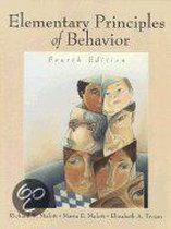 Elementary Principles of Behavior