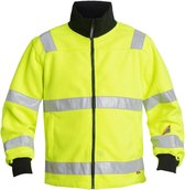 F. Engel 1151-226 EN 20471 Fleece Jack Geel maat M