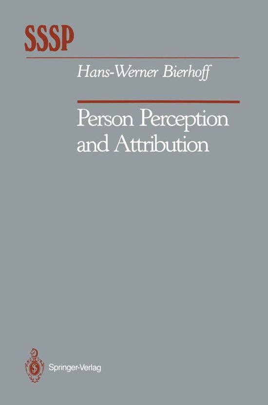 Behavioral Science and Psychology (R0) - Person Perception a ... - cover