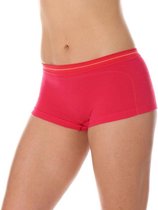 Brubeck | Active Wool - Dames Thermo  Boxershort met Merino Wol - Seamless -Raspberry-S