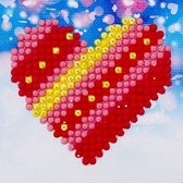Diamond Dotz® Patchwork Heart - Diamond Painting (12x12 cm)