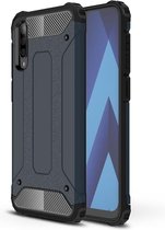 Samsung Galaxy A50 / A30s Hoesje - Armor Hybrid - Donkerblauw