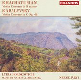 Khachaturian: Violin Concerto in D minor; Kabalevsky: Violin Concerto in C Op. 48