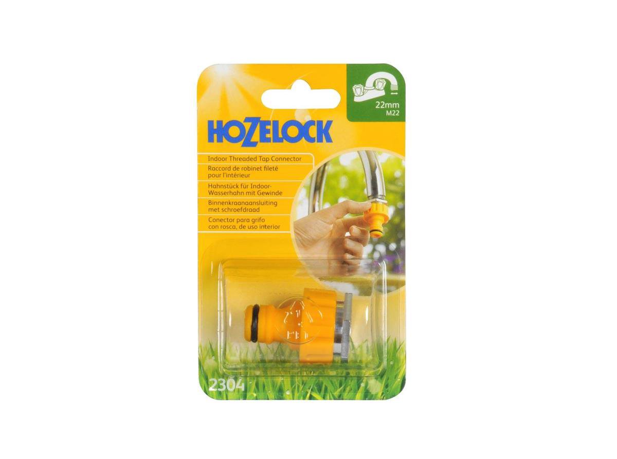 Hozelock Tuinslangkoppeling ¾ met verloopring naar 22 mm binnendraad voor mengkranen – foto 2