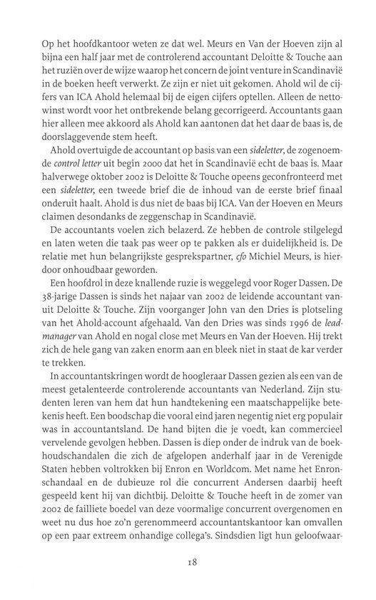 De tekst is in het Nederlands en gaat over het bedrijf Ahold. Geen afbeelding aanwezig.