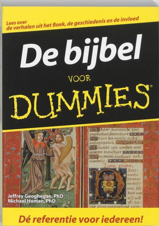 Cover van het boek 'De Bijbel voor Dummies' van M. Homan en Jeffrey Geoghegan