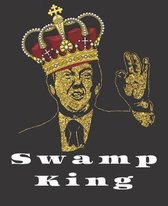 Swamp King Trump Blank Book Gag Gift