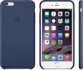 Apple Leren Hoesje voor iPhone 6/6s Plus - Donkerblauw