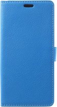 Shop4 - Samsung Galaxy S9 Hoesje - Wallet Case Grain Blauw