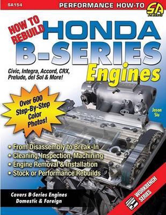 How to Rebuild Honda B-Series Engines - cover