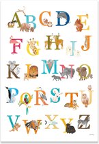 Alfabet poster kinderkamer dieren