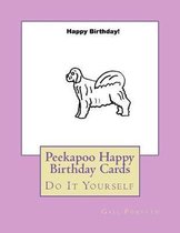 Peekapoo Happy Birthday Cards