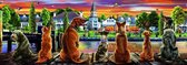 Educa Honden op de kade 1000 stukjes puzzel Panorama