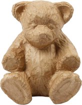 Teddybeer, h: 18 cm, l: 15 cm, 1stuk
