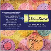 Gel Press Gel drukplaat 15,24x15,24cm class pack 12stuks