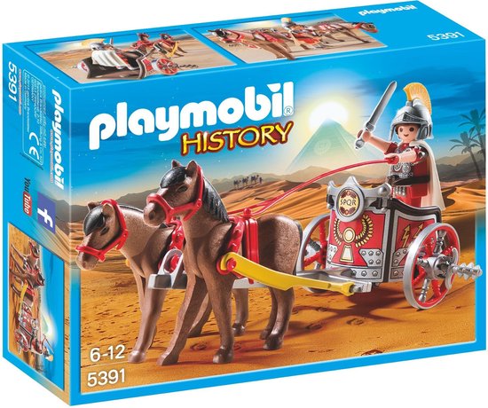 Playmobil History Char romain avec tribun | bol.com