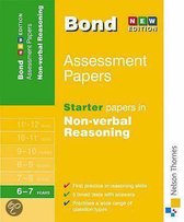 Bond Starter Papers In Non-Verbal Reasoning 6-7 Years