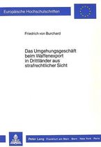 Das Umgehungsgeschaeft Beim Waffenexport in Drittlaender Aus Strafrechtlicher Sicht