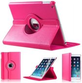 Apple iPad Air (iPad 5) 360 Rotating Case Hoesje Donker Roze