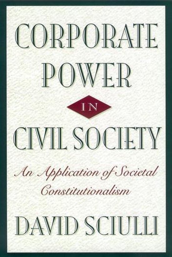 Corporate Power in Civil Society - cover