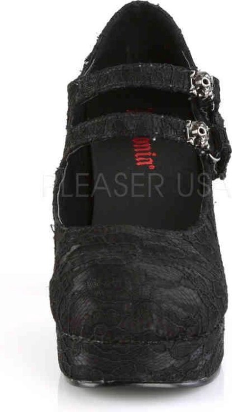 Demonia Chaussures basses -39 Chaussures- GOTHIKA-09 US 9 Noir