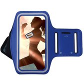 Pearlycase Sportarmband Hardloopband Blauw voor Apple iPhone XR
