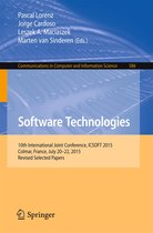 Communications in Computer and Information Science 586 - Software Technologies