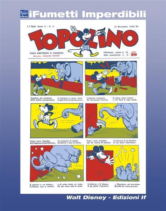 iFumetti Imperdibili - Topolino giornale n. 1 (iFumetti Impe ... - cover