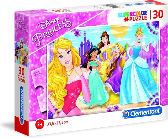 Clementoni Puzzle Supercolor Puzzle Princesses 30 pièces | bol.com