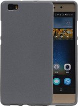 Sand Look TPU Backcover Case Hoesje voor Huawei P8 Lite Grijs