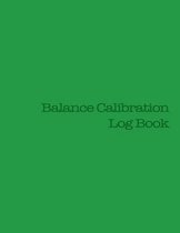 Balance Calibration Log Book