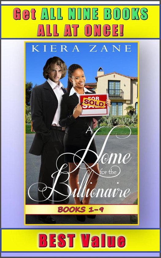 Omslag van Her Billionaire Boyfriend Series (A Billionaire Book Club BWWM Interracial Romance) 1 -  A Home for the Billionaire 1-9