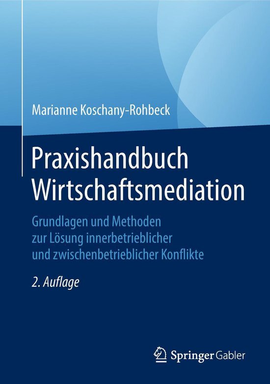 Praxishandbuch Wirtschaftsmediation - cover