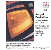 Prokofiev: Violin Concertos, Sonata, 5 Melodies / Aharonian