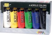 Kit de peinture acrylique SOLO GOYA - 6 tubes de 100 ml