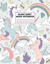 Blank Sheet Music Notebook