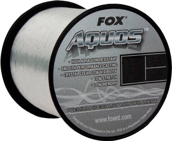 paniek Baars Belachelijk Fox aquos monofilament 0.28mm - 1550M | nylon vislijn | bol.com