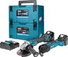 Makita DLX2154TJ1 18V Li-Ion accu haakse slijper (DGA504) & multitool (DTM51) combiset (2x 5.0Ah accu) in 2 x Mbox