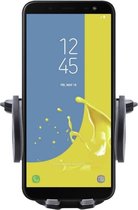 Shop4 - Samsung Galaxy J6 (2018) Autohouder Verstelbare CD Houder Zwart met Draaiklem Zwart
