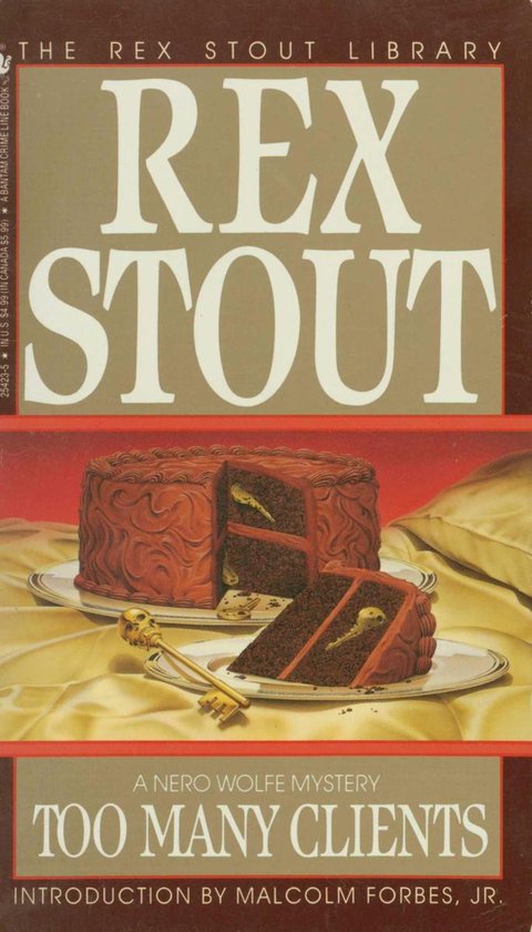 Nero Wolfe 34 - Too Many Clients - cover