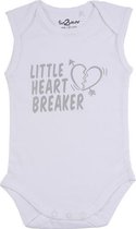 Fun2Wear Romper little heart white maat 62