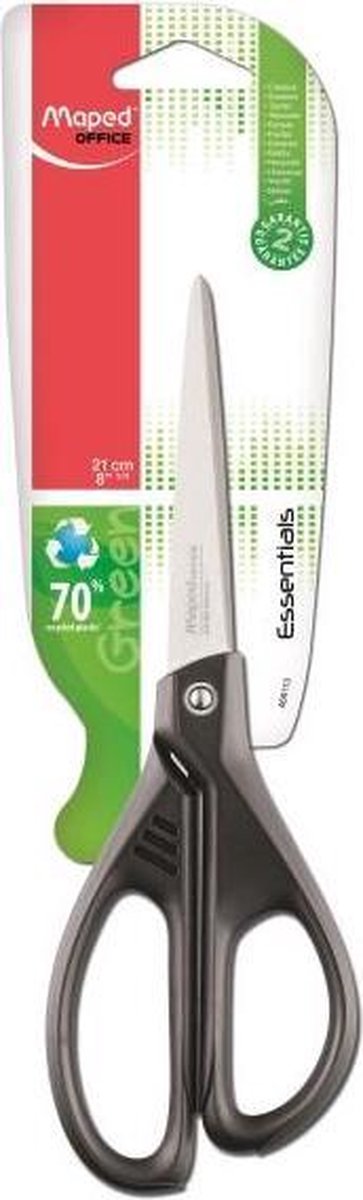 Maped schaar Essentials Groen, rond, lengte: 210 mm