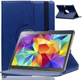 Hoes Geschikt voor: Samsung Galaxy Tab S 10.5 inch T800 / T805 Tablet Cover 360 graden draaibare Case Beschermhoes Donker blauw