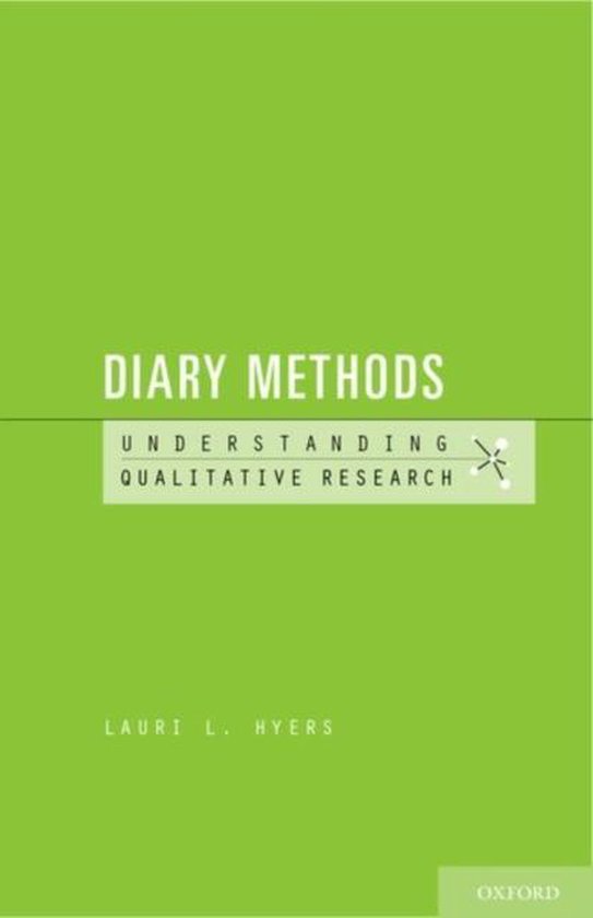 Understanding Qualitative Research- Diary Methods - cover