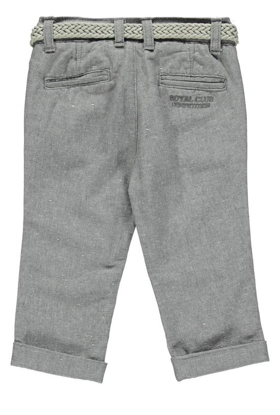 Losan Chic Baby Jongenskleding - bruine linnen broek met riem - Z18-32 -  Maat 68 | bol.com