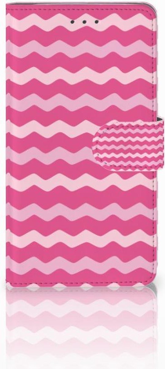 Samsung Galaxy J7 2016 Telefoon Hoesje Waves Pink