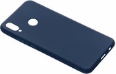 Color Backcover Huawei P Smart Plus hoesje - Blauw