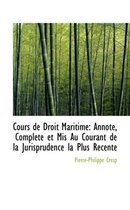 Cours de Droit Maritime