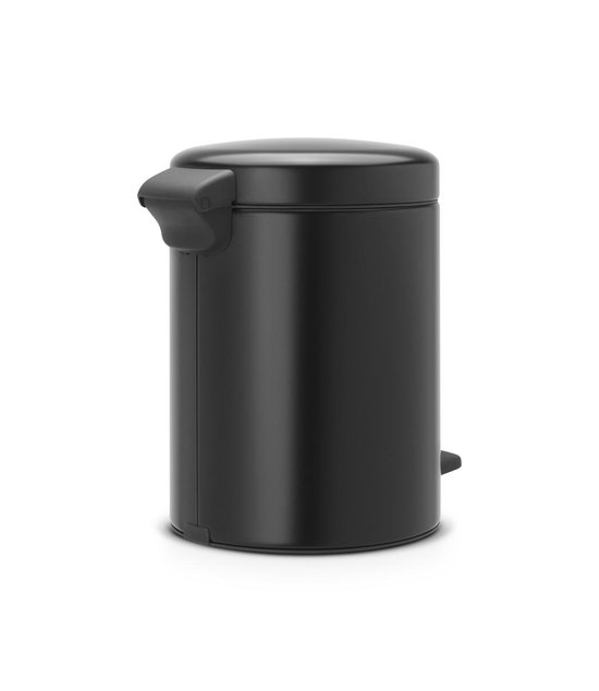 Brabantia NewIcon poubelle à pédale 5 litres avec seau intérieur synthétique - Matt Black